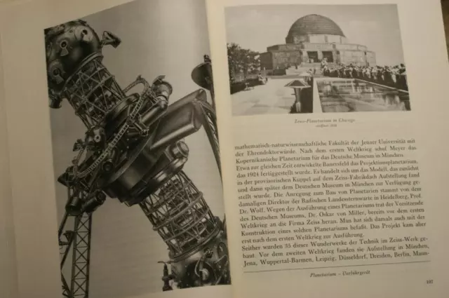 Geschichte Carl Zeiss Jena einst & jetzt 1962, Planetarium Mikroskop Abbe Optik