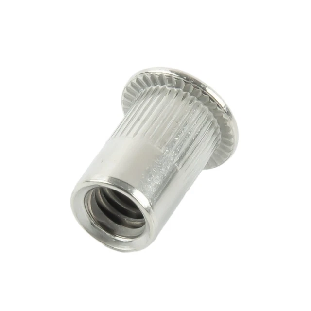 Langlebig Nietmuttern Edelstahl 1/4-20UNC 1/4"-20 Gewinde 15.5mm Länge 40pcs