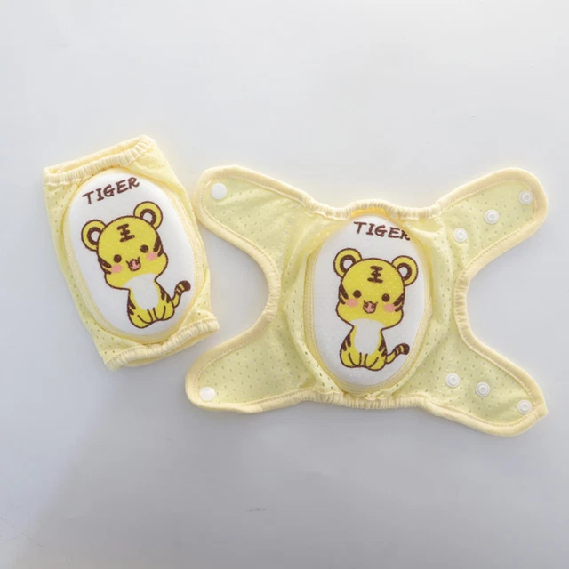 1pair Baby Knee Pads High Elasticity Breathable Crawling- Protector Baby Knee