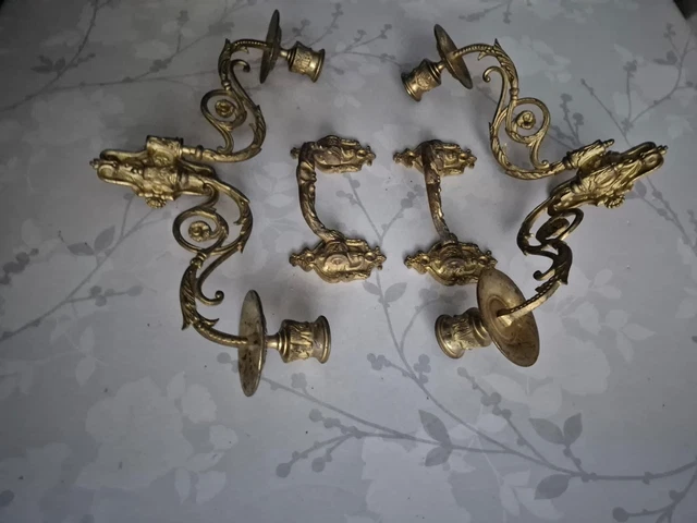Bougeoir Chandelier Piano En Laiton – 2 Bougies – Plaque Bois – Arterameferro