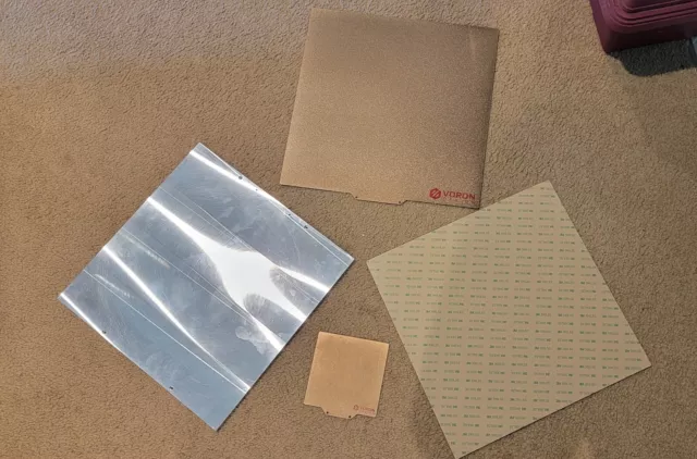 Voron 2.4 350 mm bed magnet and two-sided PEI print surface