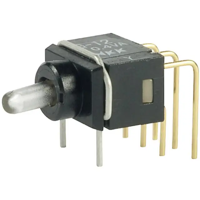 Interrupteur à levier 1 x On/On NKK Switches G12AP 28 V DC/AC 0.1 A à