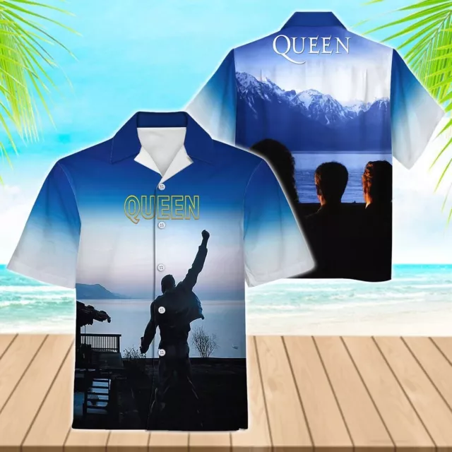 Queen Rock Band Hawaiian Shirt, S-5XL US Size