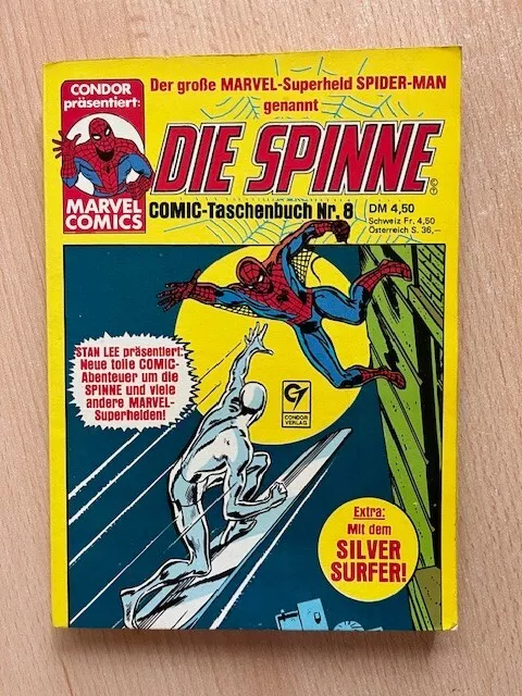 Die Spinne Comic-Taschenbuch Nr. 8 von 71 - Condor-Verlag 1979 - 96  (Z 2)