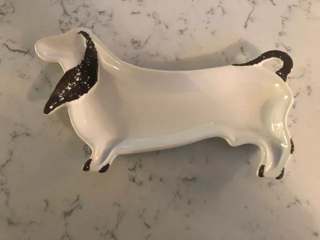Dachshund Ceramic Weiner Dog Trinket Tray