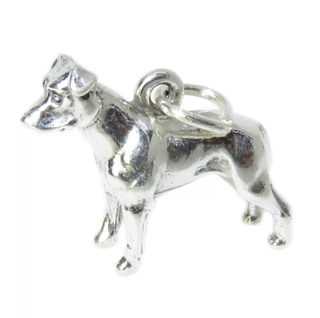 Pit Bull dog sterling silver charm .925 x1 Pitbulls Pitbull dogs charms