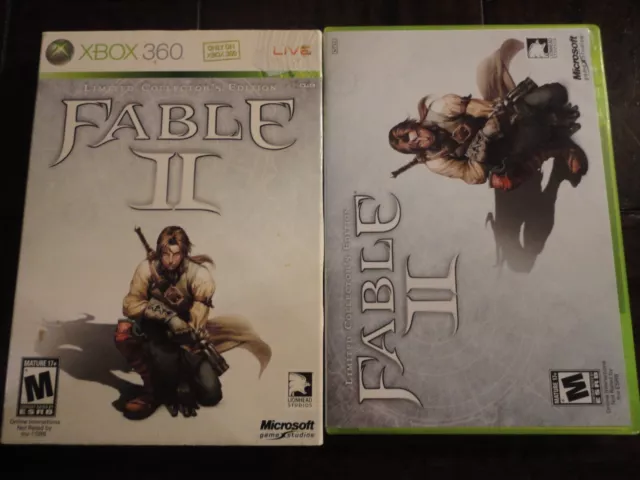 Fable II: Limited Collectors Edition (Microsoft Xbox 360, 2008) CIB w/SLIP COVER