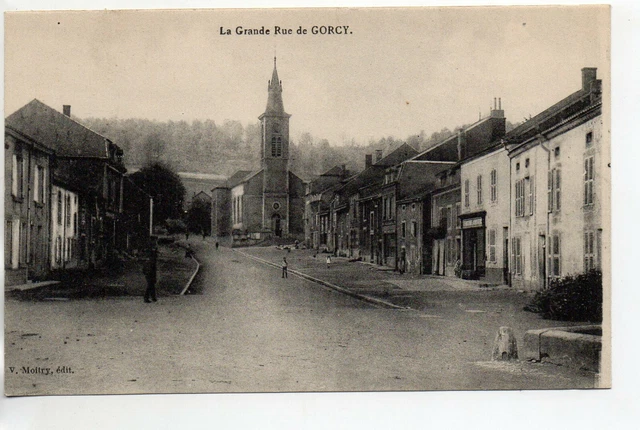 GORCY - Meurthe et Moselle - CPA 54 - la grande rue