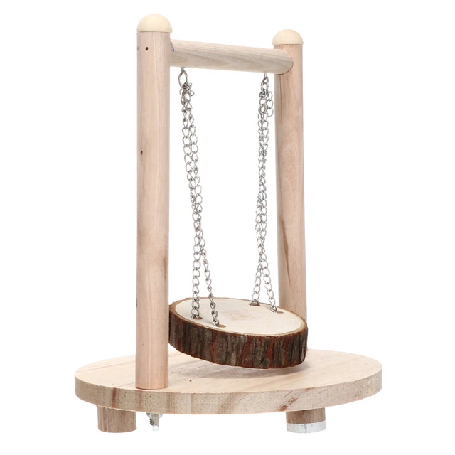 1pc HolzHamster Schaukel Spielzeug zum Aufhängen Spielzeug Holz HolzHamster Scha