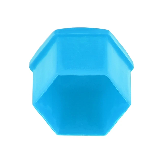 ✈ 20Pcs Wheel Hub Covers Lug Nut Bolt Screw Cover Tyre Protection Cap Blue
