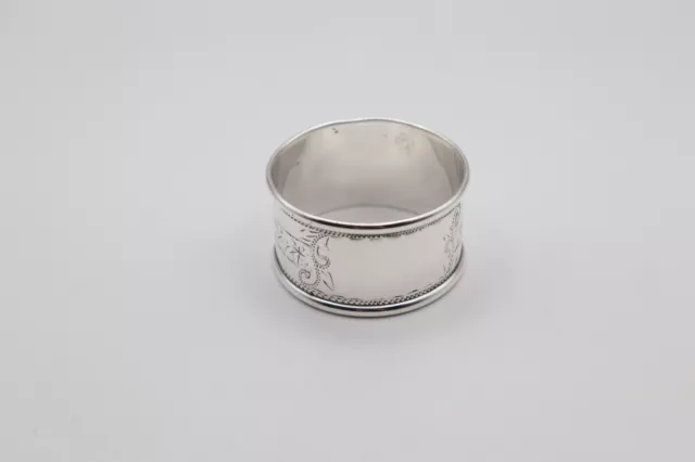 Antique Sterling Silver Napkin Ring Hallmarked Birmingham 1915