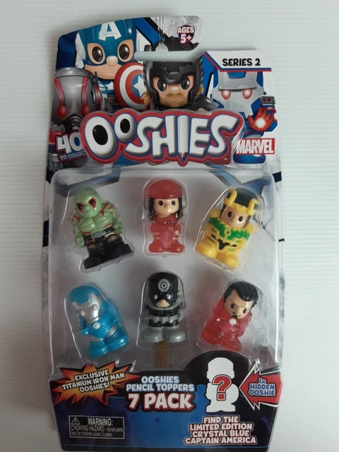 SERIES MARVEL Ooshies Pack -Contains Exclusive Titanium Iron