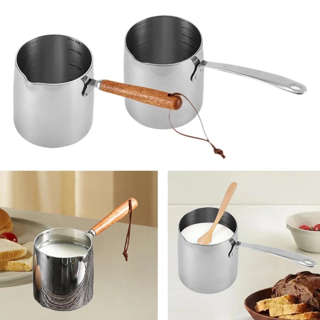 Pentolina Acciaio Inox 100ml - Mini Casseruola Per Salse, Latte E Caffè - Foto 5