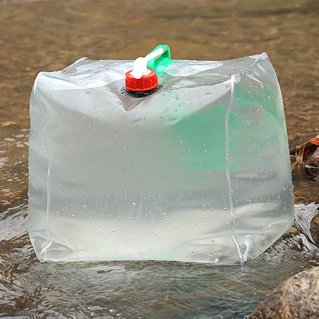 SACS D'EAU POUR Le Camping 5 Gallon D'eau Sac Pliable Porteur D'eau EUR