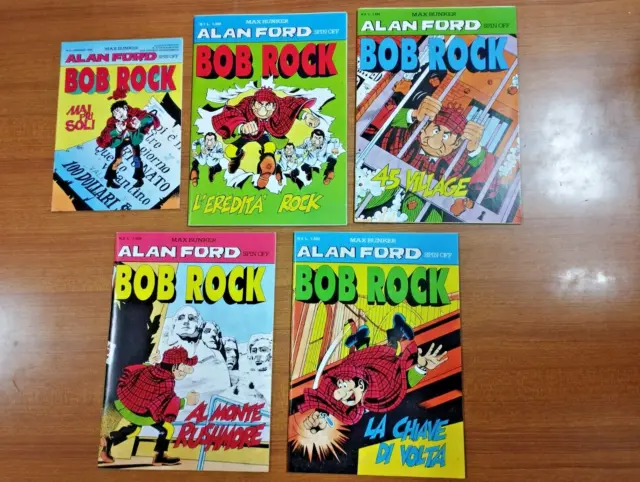 Serie Completa Di "Bob Rock" Spin-Off Composta Da 5 Volumetti 0/4 Perfetti