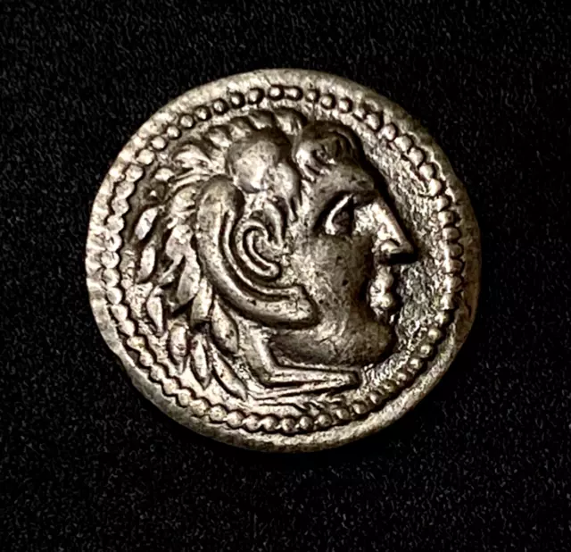 Macedon Antigonos I Alexander the great Silver drachm ancient Greek old Coin
