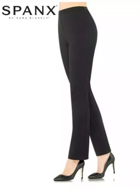 New Women's SPANX Black 20254r The Perfect Slim Straight Pants