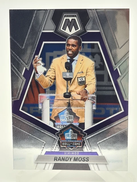 Randy Moss 2023 Panini Mosaic Hall Of Fame #278 Minnesota Vikings HOF