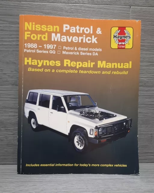 Nissan Patrol 1988-1997/Ford Maverick GQ/DA 1988-1994 Haynes Workshop Manual