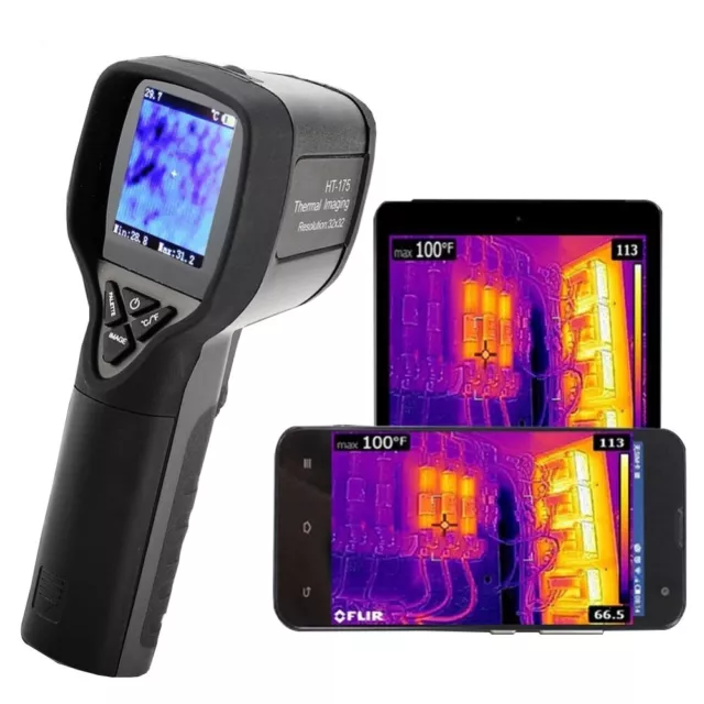 Digitale Handheld-Infrarot-Wärmebildkamera LCD-IR-Thermometer Imager -20℃-300℃