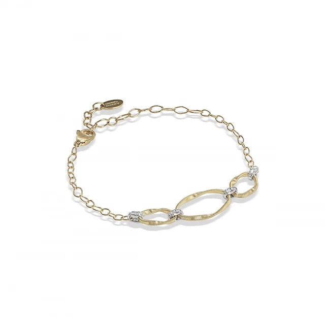 BG771-B2 Yw Marco Bicego/Marrakech Waves/Bracelet Light/Yellow Gold And