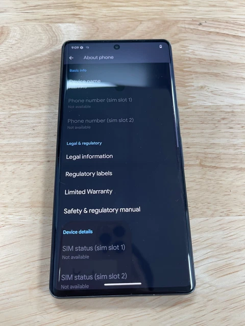GOOGLE PIXEL 7 Pro - 128 GB - Obsidian (Unlocked) - For Part