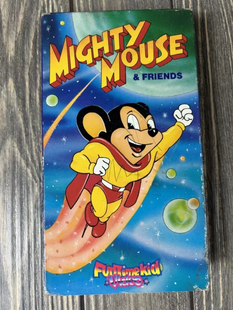 VINTAGE 1989 MIGHTY Mouse and Friends FunTime Kid Video VHS Tape $7.49 ...