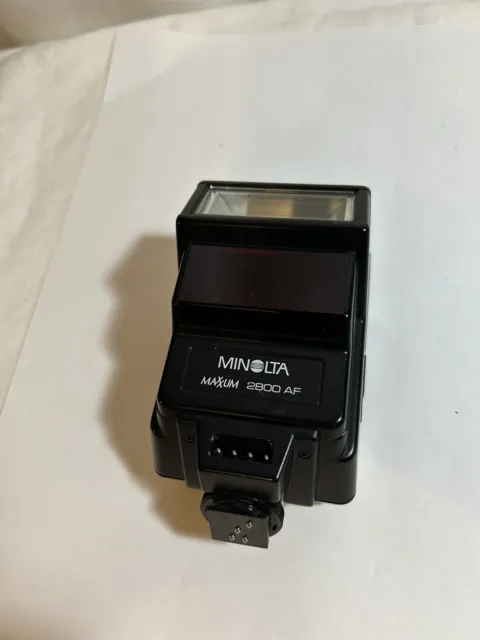 Minolta Maxxum 2800Af Shoe Mount Flash For Konica Minolta Camera G3-1