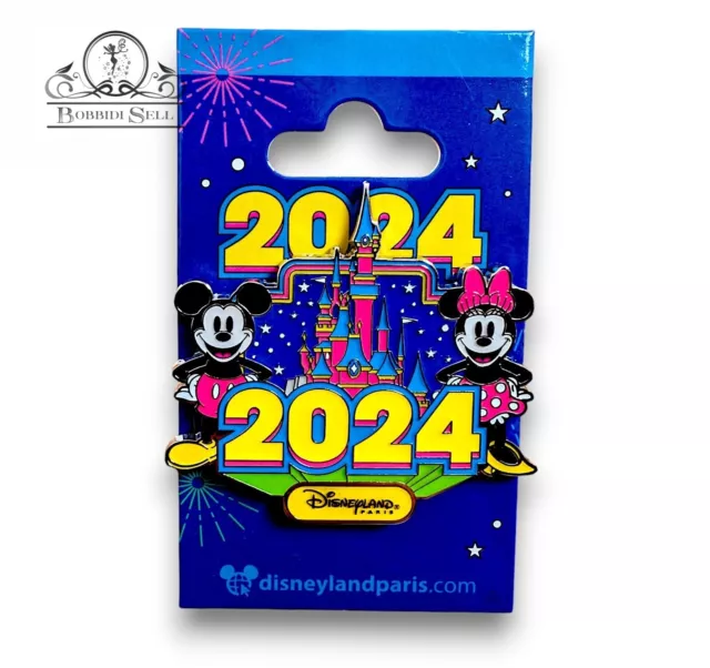 Pin Disney Mickey Minnie Chateau Date 2024 OE Disneyland Paris Pin's DLP