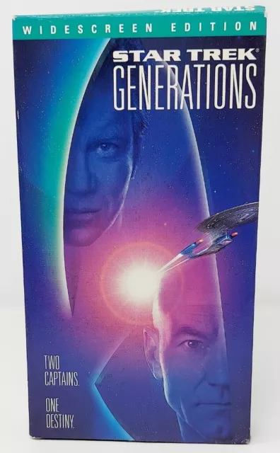 STAR TREK GENERATIONS (VHS, 1995) Widescreen Ed. Patrick Steward ...
