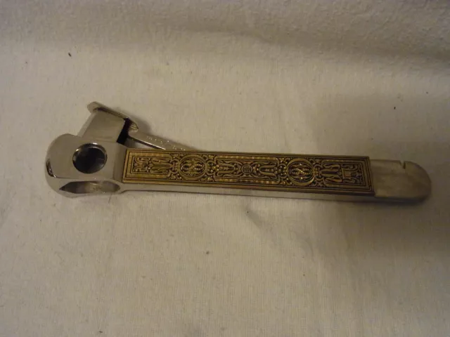 Pfeilring DBGM Cigar Cutter Brass Motive Handle Vintage German  #L