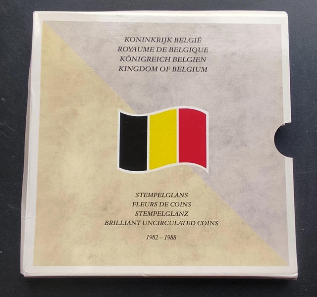 Coffret De Rattrapage Belgique Bu 1982 1983 1985 1986 1987 1988 / Belgium Set
