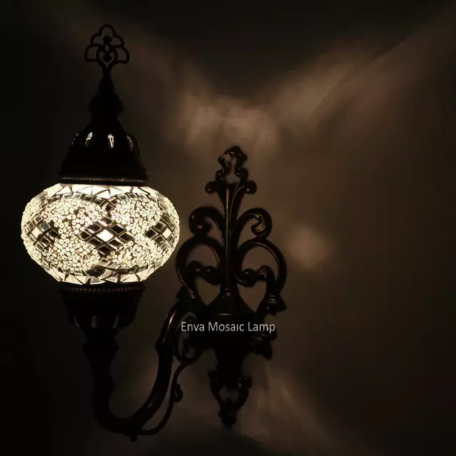 Applique murale en mosaïque Turque Style marocain multicolore lampe lumière