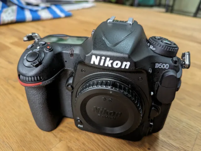 Nikon D500 20.9 MP Digital SLR Camera - Black (Body Only) - Low shutter count!