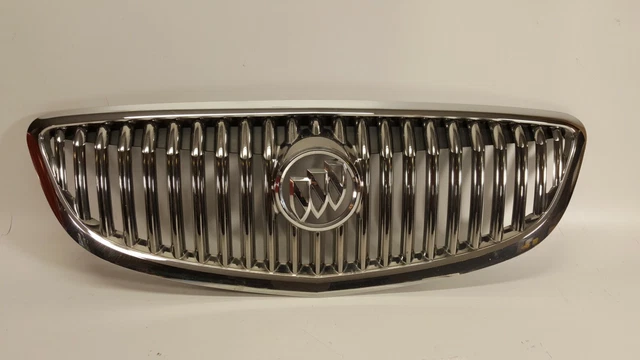 2008-2012 Buick Enclave Front Radiator Upper Chrome Grille W/ Emblem Oem