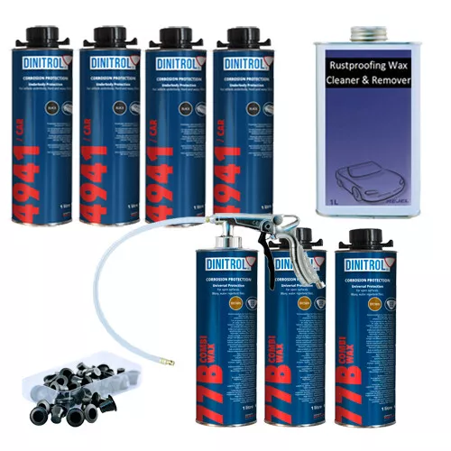 Dinitrol New Vehicle Rust Proofing Litres Kit For Medium Car