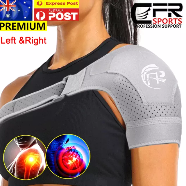 Shoulder Brace Rotator Cuff Support Pain Relief Therapy Belt Sleeve Men Unisex