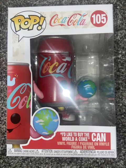 Coca-Cola Buy the World A Coke Can Hilltop Ad Vinyl POP! Figure #105 FUNKO  NIB