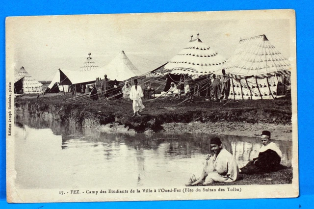 Morocco Cpa Fez La Fete Du Sultan Des Tolba Students Am05