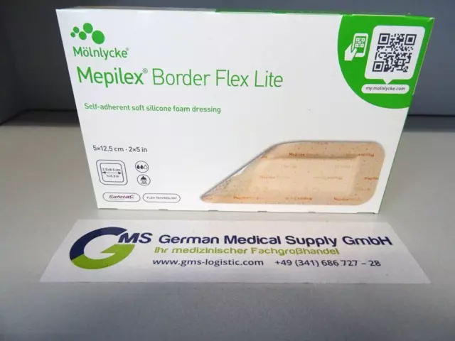 MEPILEX Border Flex Lite Schaumverband 5x12,5 cm 5St PZN 16226522