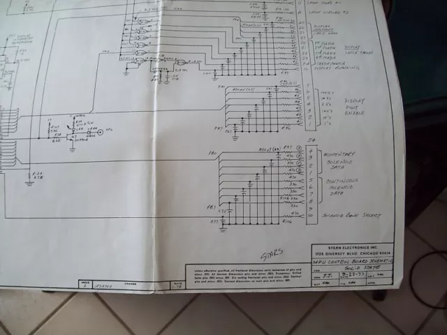 Original Schematics for Stars by Stern