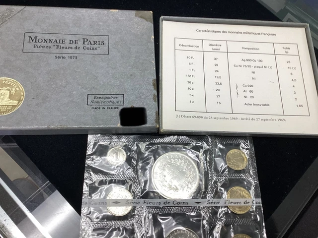 1976年 MONNAIE DE PARIS セット 1976年 MONNAIE DE PARIS セット 1976年 MONNAIE DE PARIS コインセット