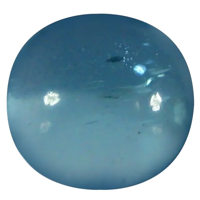 1.67 CT Ovale Cabochon Forme (8 X 7 MM ) Brésilien Paraiba Bleu Apatite Gemme