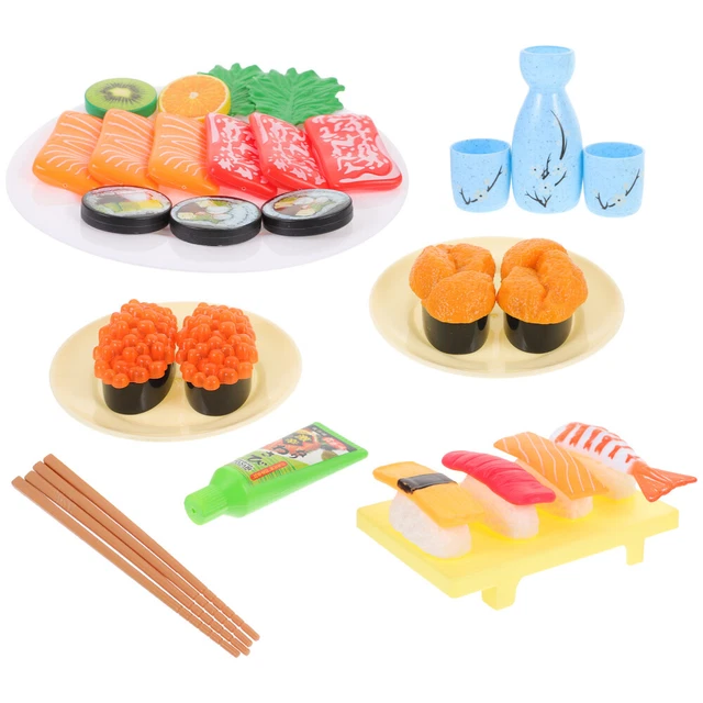 1 Satz Mini-Lebensmittelmodelle für Kinder, Miniatur-Sushi-Spielzeug,