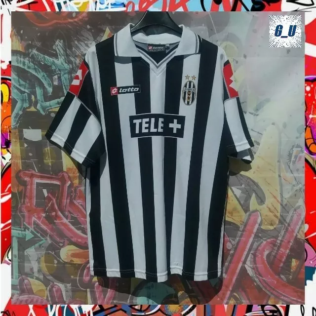 Rarissima Maglia Da Calcio Amichevole Lotto Juventus Tele+ 17 Football Jersey