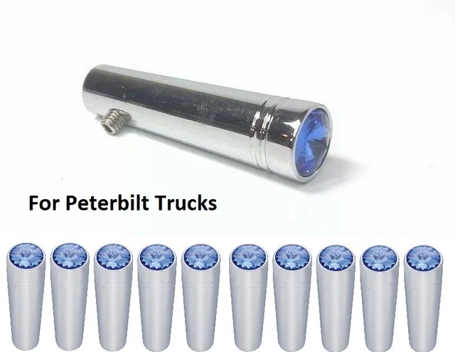 Set(20) For Peterbilt Green Toggle Switch Extension 2-1/4 Long Chrome Metal - Foto 9