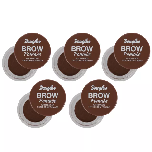 SET 5x Douglas Brow Make-up Eyebrow Pomade Light Medium MU0118 Waterproof 4,3 g