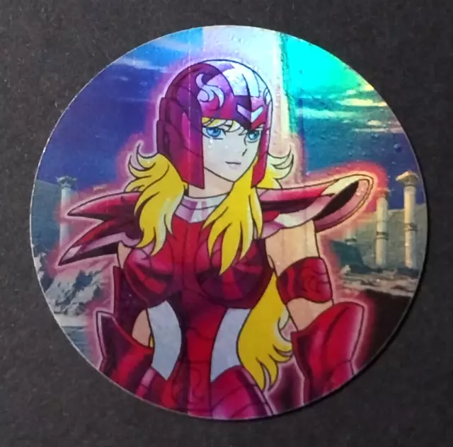 TAZO FOIL SAINT SEIYA VOL. II DKV #01 SIRENA THETIS 2022 PERÚ Animación Puntera