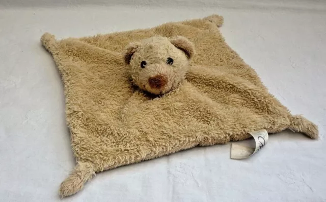 Happy Horse Brown Teddy Bear Rattle Comforter Blankie Soother Doudou
