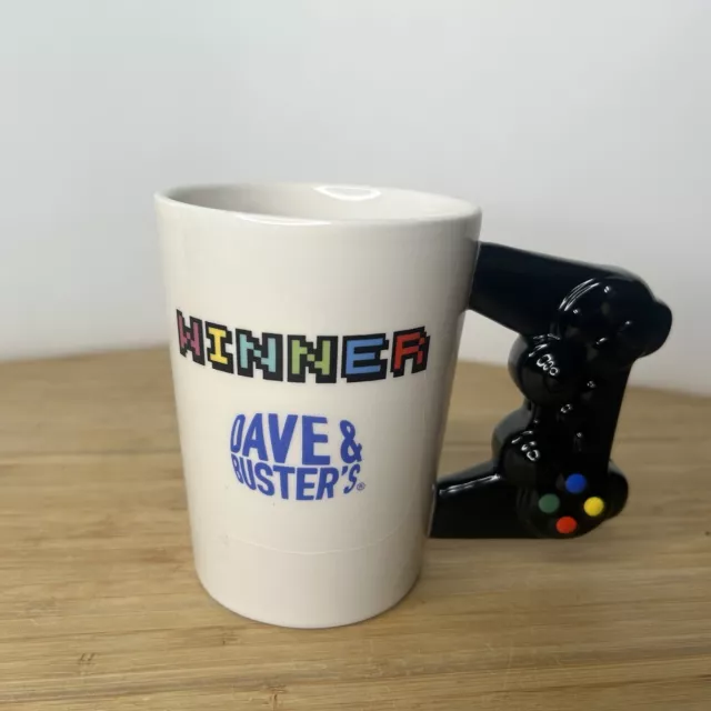 Dave & Busters Arcade Winner Mug Playstation Game Controller Handle Gamer Gift